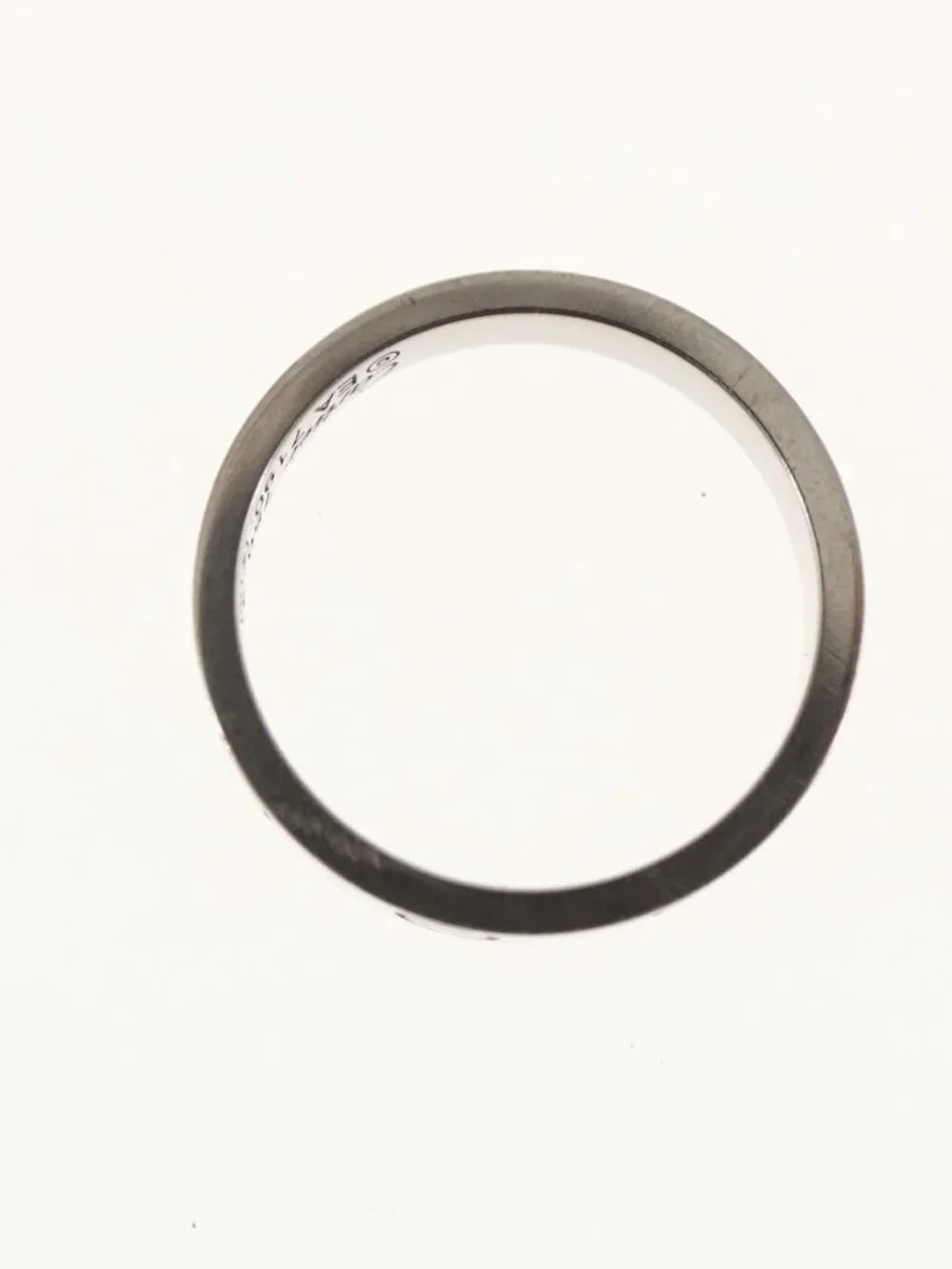 CARTIER Mini Love Ring 18K Gold(750) Silver Auth 162882SM